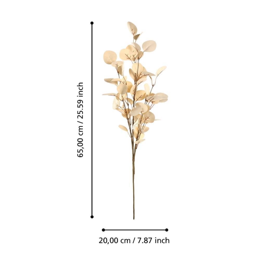 Eglo - Mākslīgā puķe 65 cm zelta
