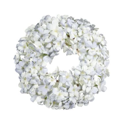 Eglo - Mākslīgo ziedu vainags d. 35 cm zila