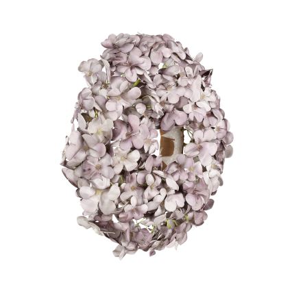 Eglo - Mākslīgo ziedu vainags d. 35 cm violeta