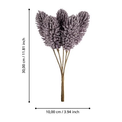 Eglo - Mākslīgā puķe 30 cm violeta