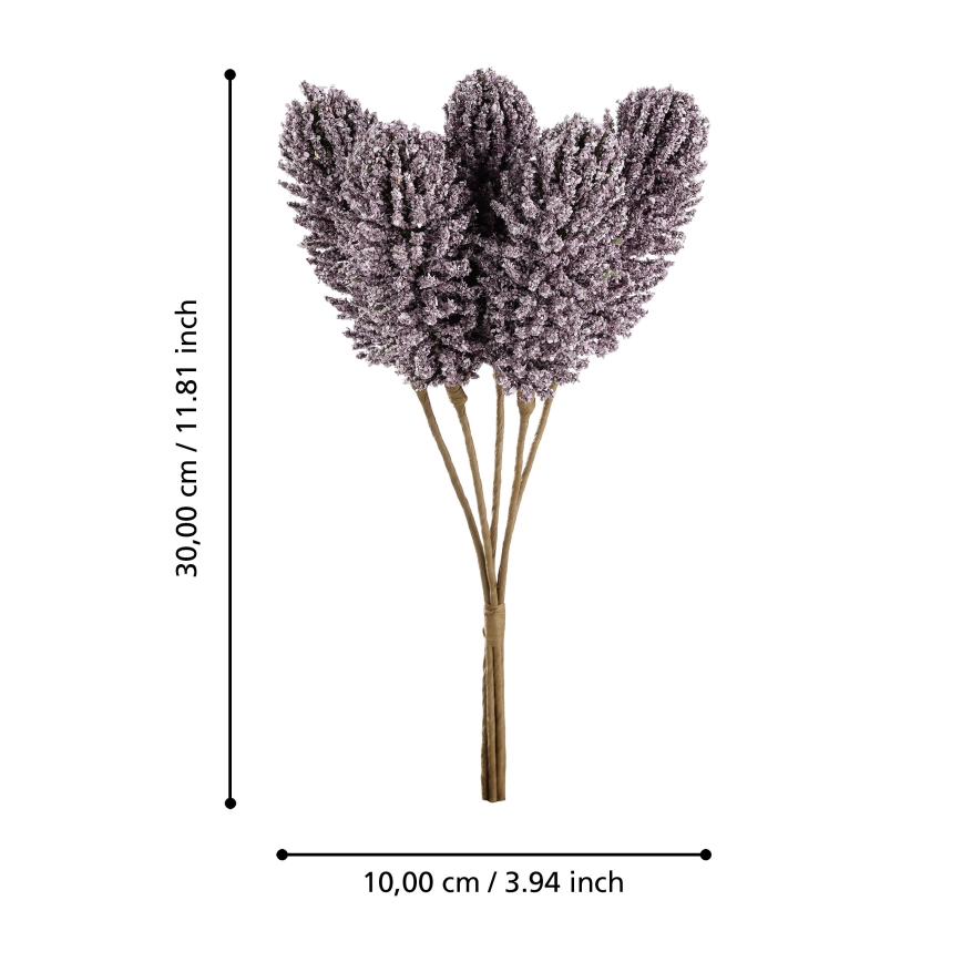 Eglo - Mākslīgā puķe 30 cm violeta