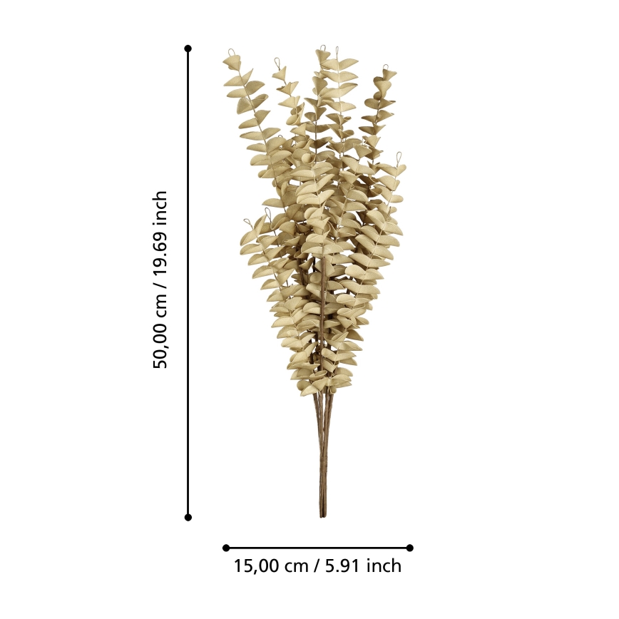 Eglo - Mākslīgā puķe 50 cm bēša