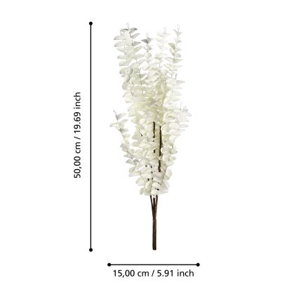 Eglo - Mākslīgā puķe 50 cm balta