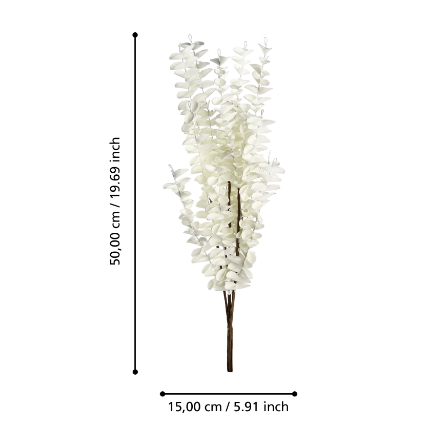 Eglo - Mākslīgā puķe 50 cm balta