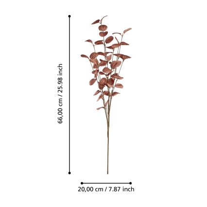 Eglo - Mākslīgā puķe 66 cm sarkana