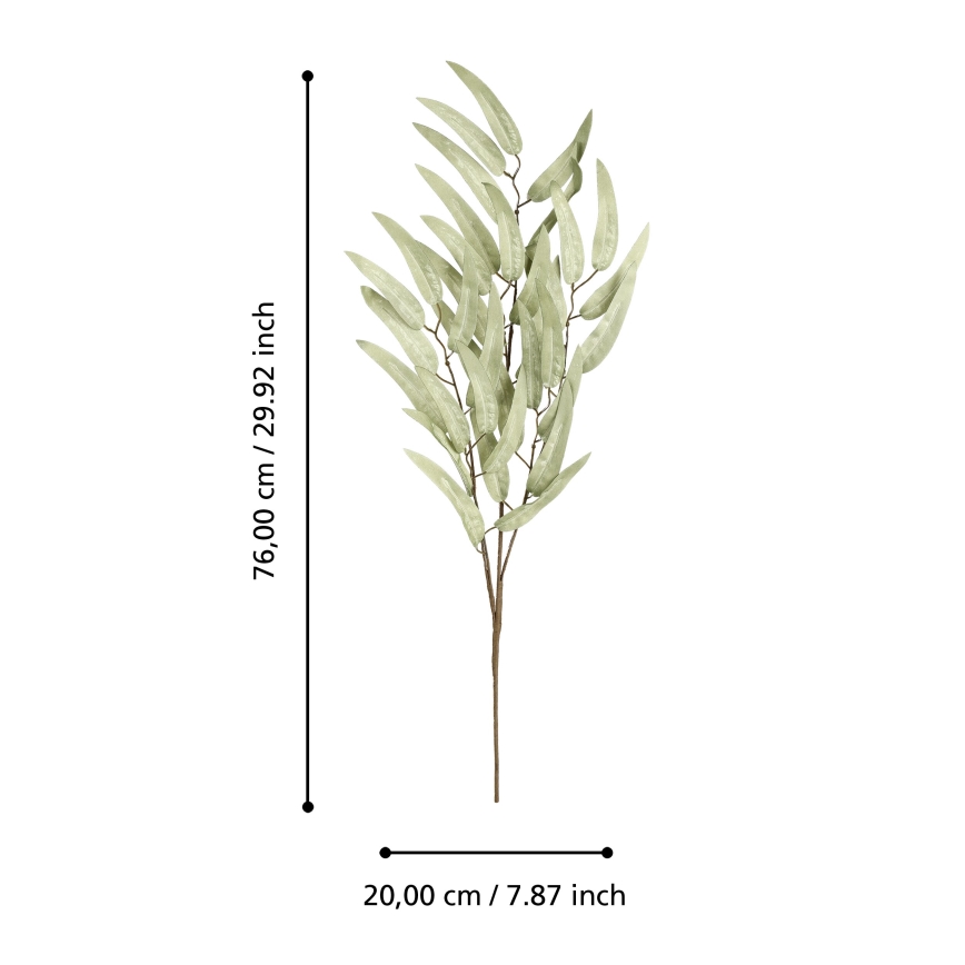 Eglo - Mākslīgā puķe 76 cm zaļa