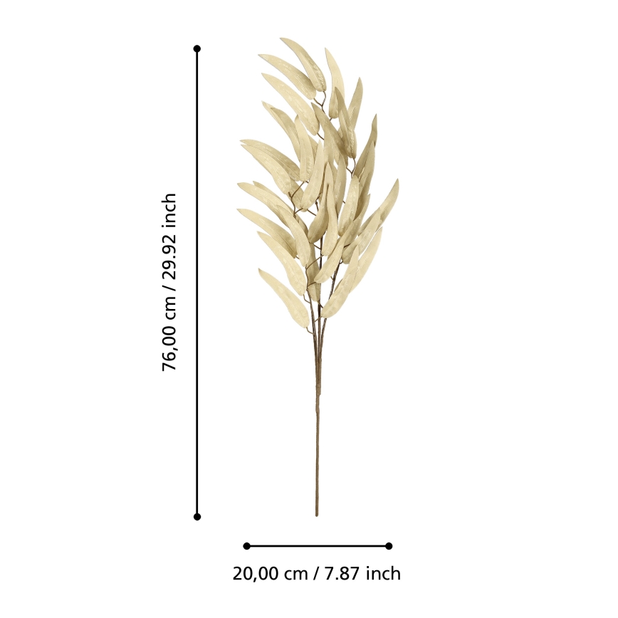 Eglo - Mākslīgā puķe 76 cm bēša
