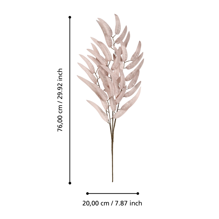 Eglo - Mākslīgā puķe 76 cm rozā