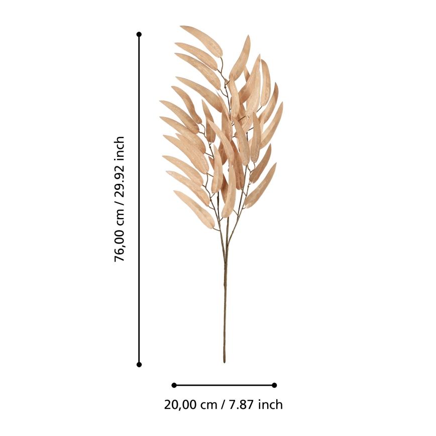 Eglo - Mākslīgā puķe 76 cm oranža