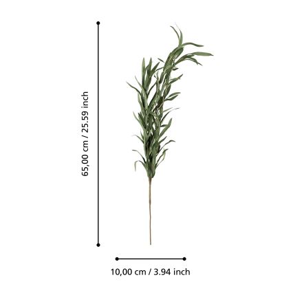 Eglo - Mākslīgā puķe 90 cm zaļa