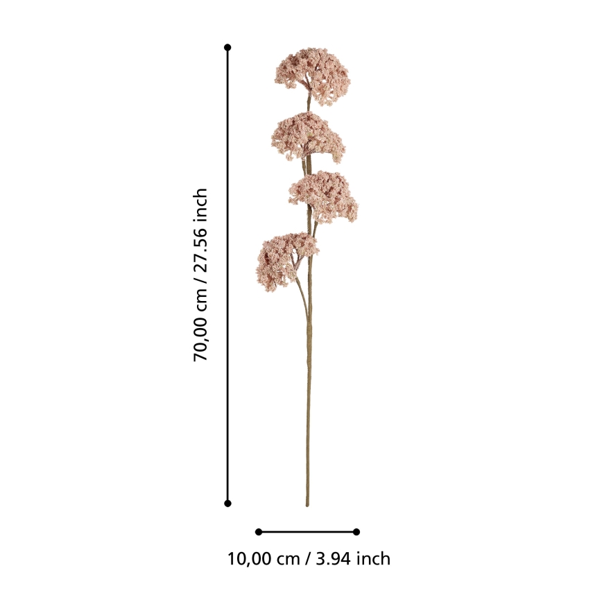 Eglo - Mākslīgā puķe 70 cm rozā