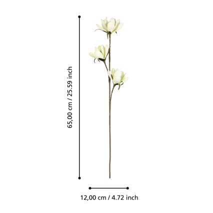 Eglo - Mākslīgā puķe 65 cm dzeltena