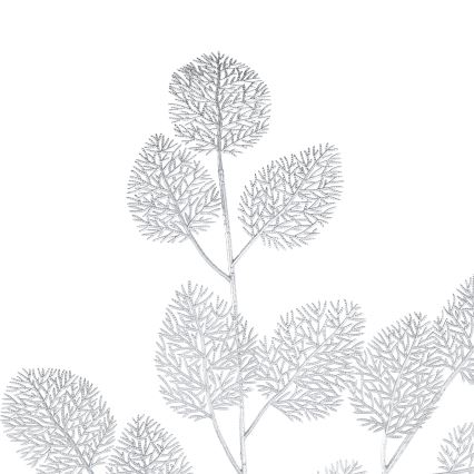 Eglo - Mākslīgā puķe 87,5 cm sudraba