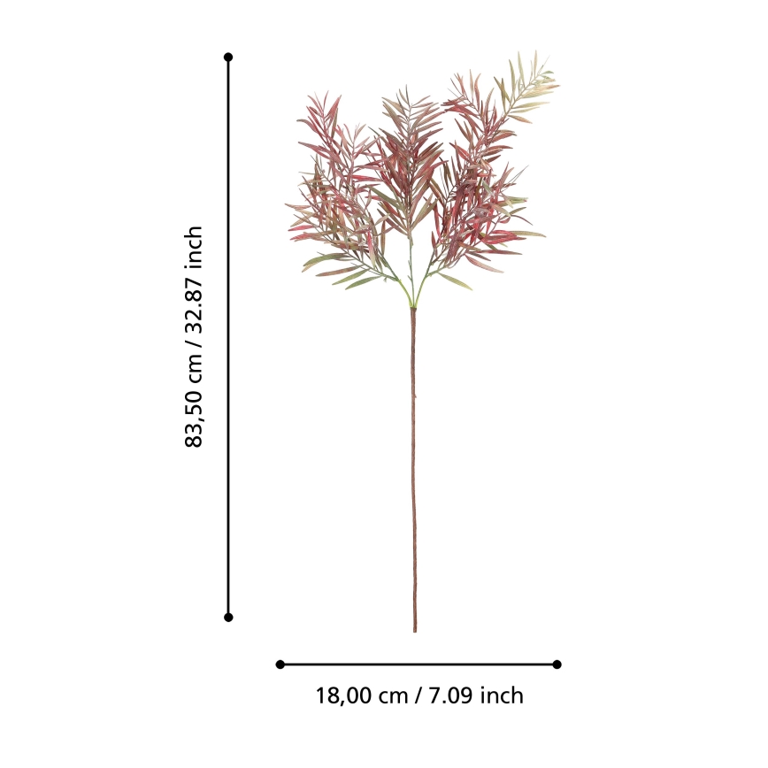 Eglo - Mākslīgā puķe 83,5 cm sarkana