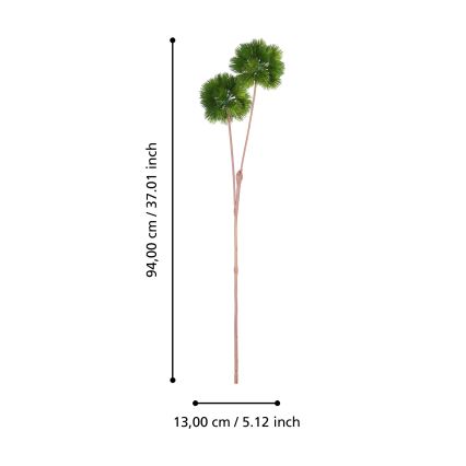 Eglo - Mākslīgā puķe 94 cm zaļa