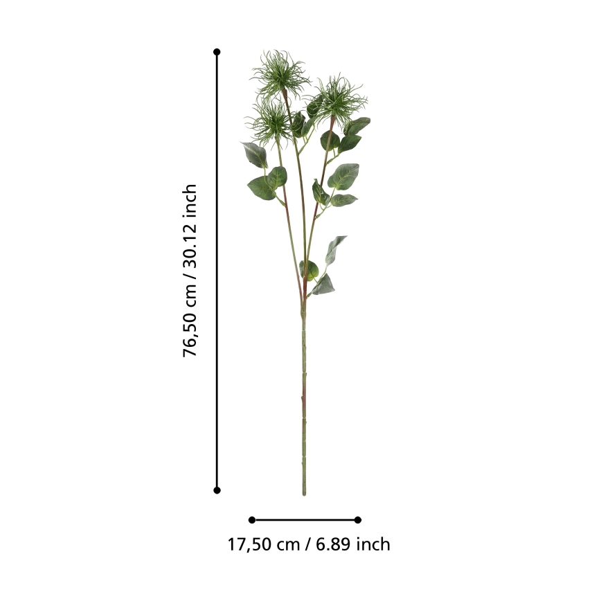 Eglo - Mākslīgā puķe 76,5 cm zaļa
