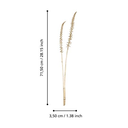 Eglo - Mākslīgā puķe 71,5 cm zelta