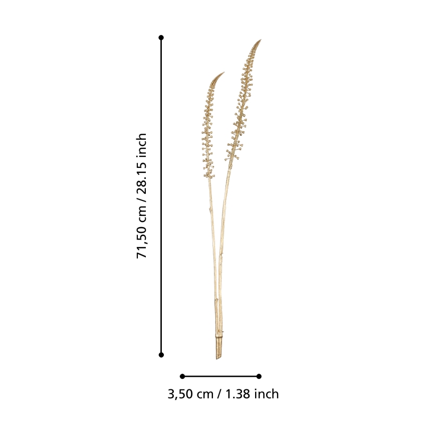 Eglo - Mākslīgā puķe 71,5 cm zelta