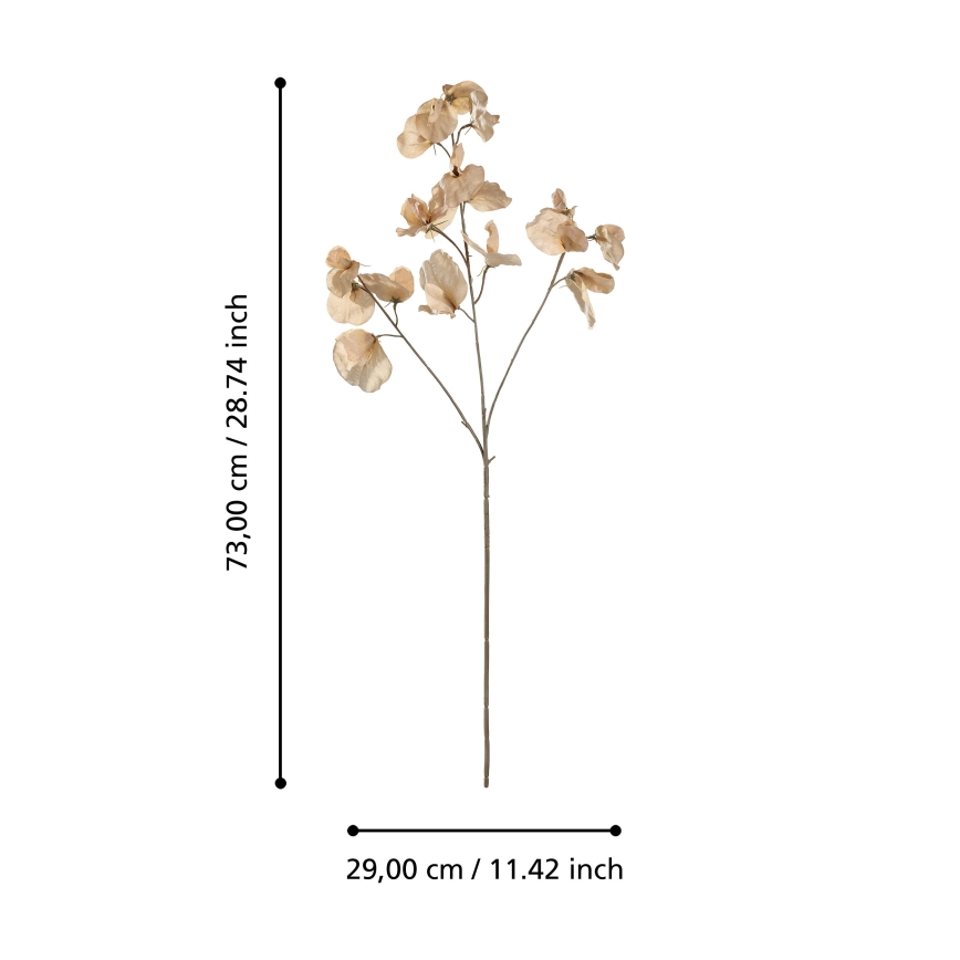 Eglo - Mākslīgā puķe 73 cm bēša