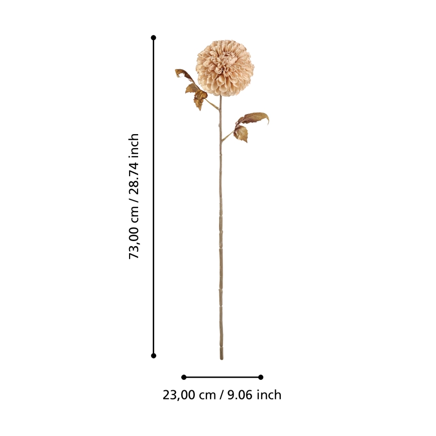 Eglo - Mākslīgā puķe 73 cm bēša