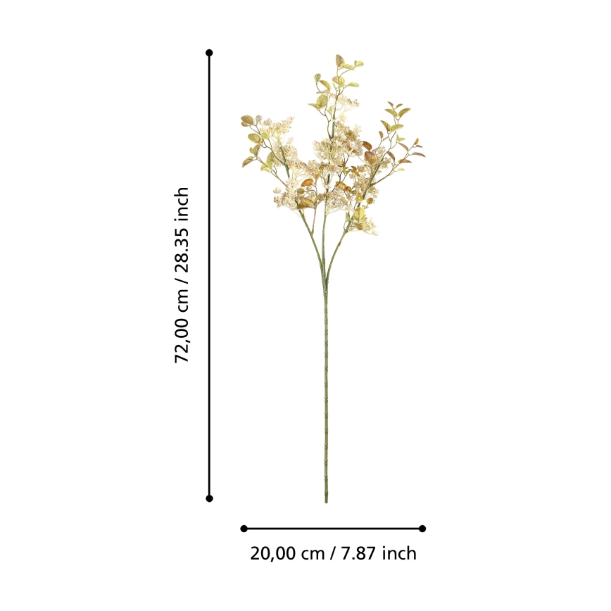 Eglo - Mākslīgā puķe 72 cm zelta