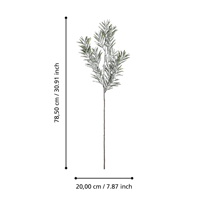 Eglo - Mākslīgā puķe 78,5 cm zaļa