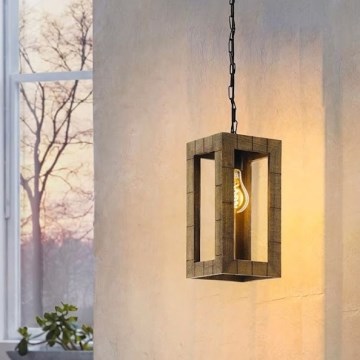Eglo 43105 - Lustra ar ķēdi TAKHIRA 1xE27/60W/230V kļava