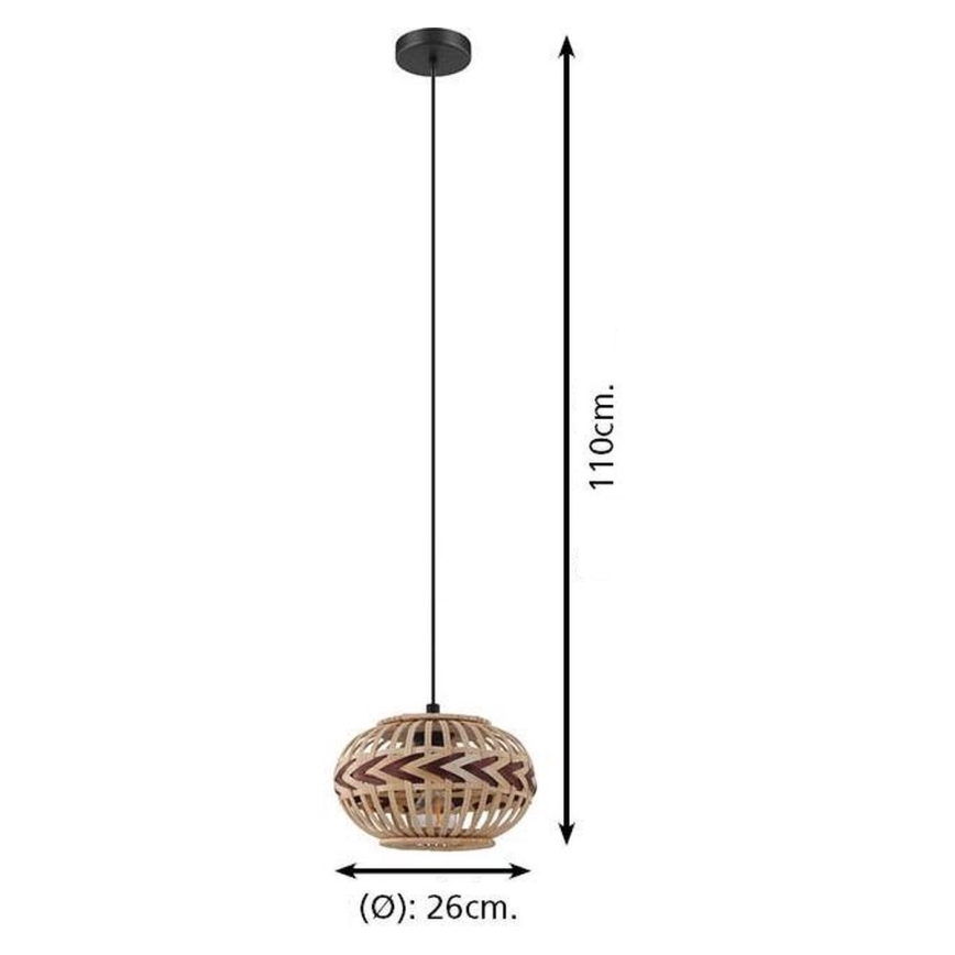 Eglo - Lustra ar auklu 1xE27/40W/230V