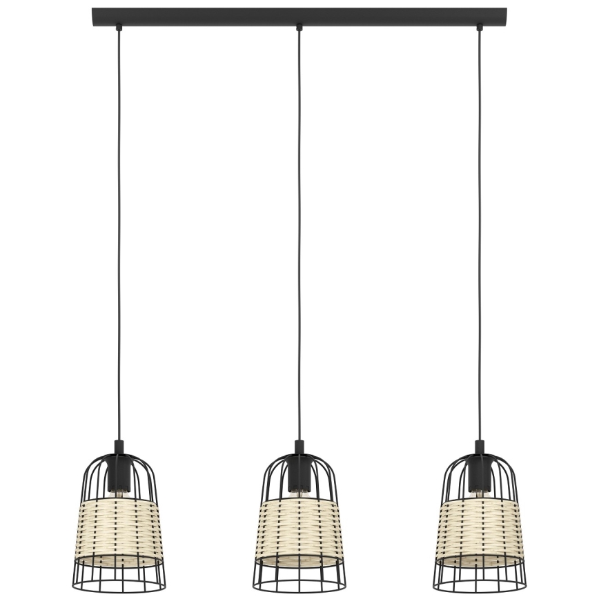 Eglo - Lustra ar auklu 3xE27/40W/230V
