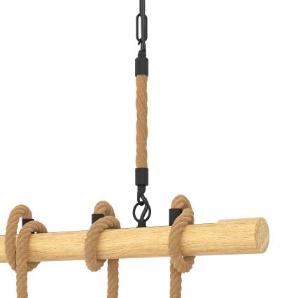 Eglo 43318 - Lustra uz ķēdes YOUNGSTOWN 4xE27/40W/230V