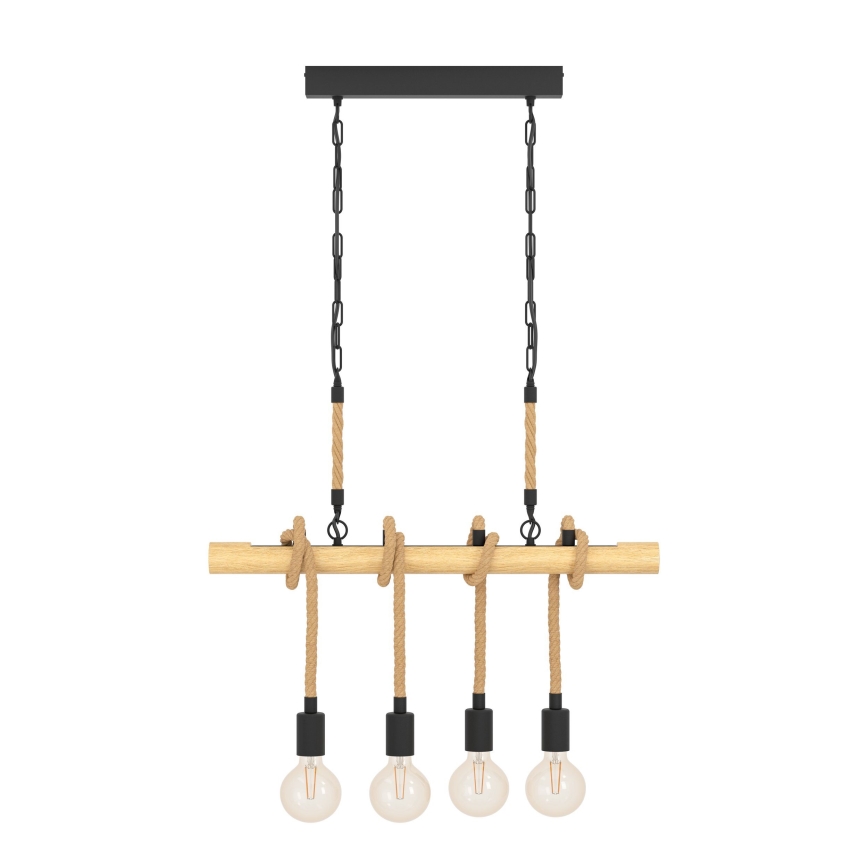 Eglo 43318 - Lustra uz ķēdes YOUNGSTOWN 4xE27/40W/230V