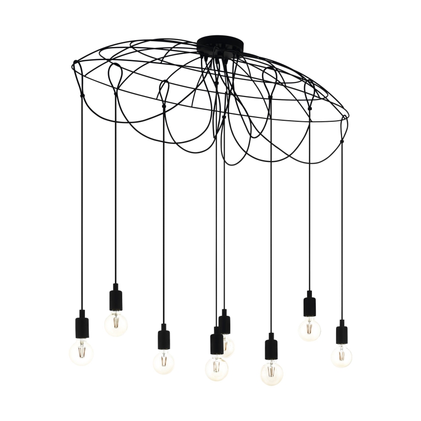 Eglo - Lustra ar auklu 8xE27/40W/230V