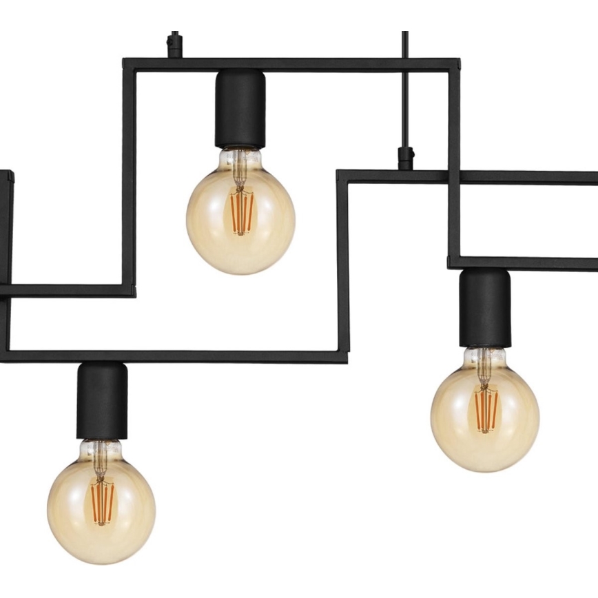 Eglo - Lustra ar auklu 7xE27/60W/230V