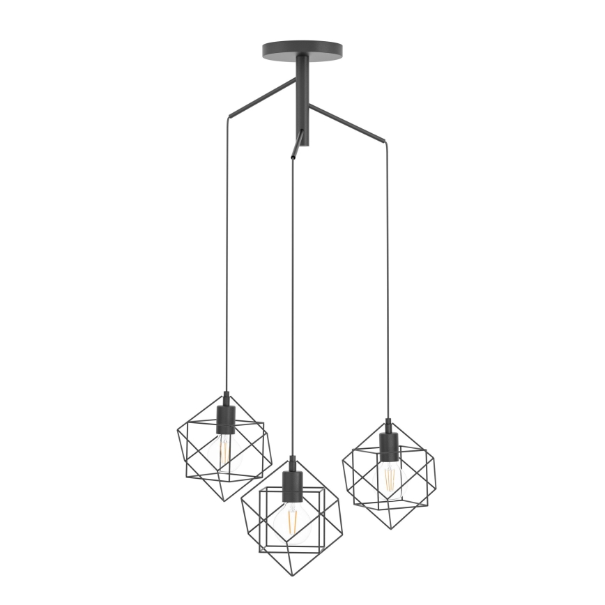 Eglo - Lustra ar auklu 3xE27/60W/230V