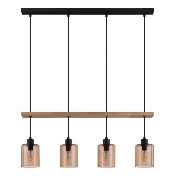Eglo 43368 - Piekaramā lustra uz vada COOLMONT 4xE14/40W/230V