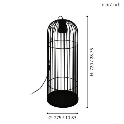 Eglo - LED Grīdas stāvlampa 1xGU10/4,6W/230V