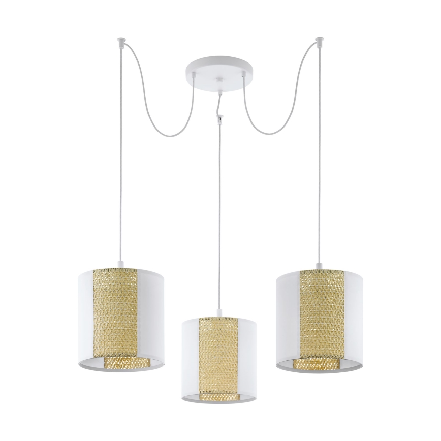 Eglo - Lustra ar auklu 3xE27/40W/230V zirneklis