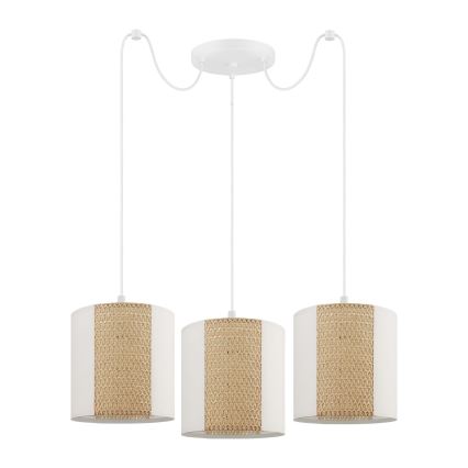 Eglo - Lustra ar auklu 3xE27/40W/230V zirneklis
