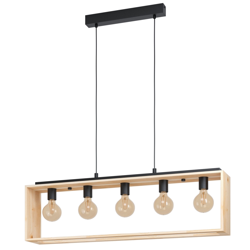 Eglo - Lustra ar auklu 5xE27/40W/230V