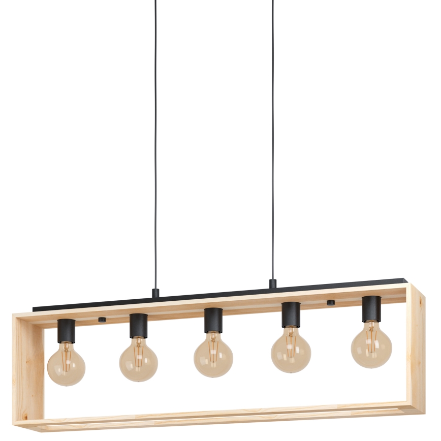 Eglo - Lustra ar auklu 5xE27/40W/230V