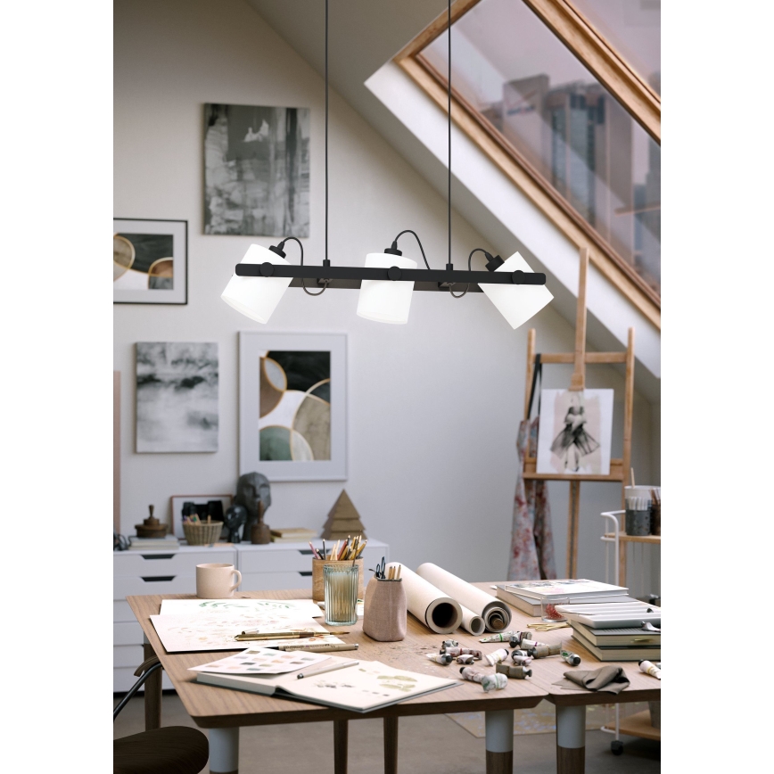 Eglo - Lustra ar auklu 3xE27/28W/230V