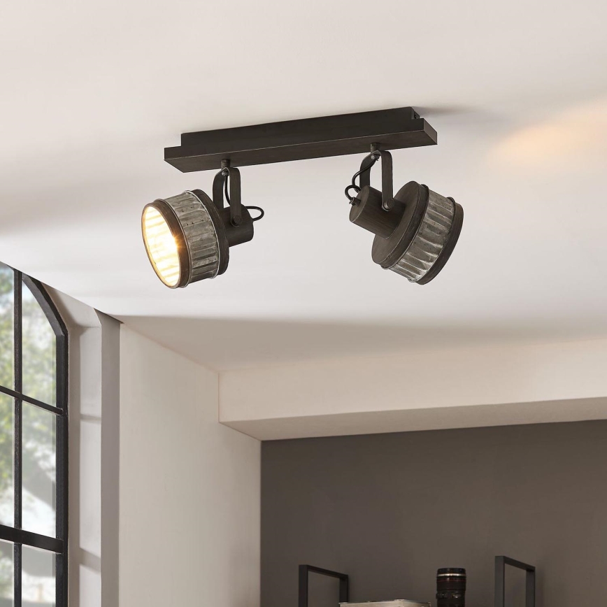 Eglo 43445 - Virziena gaismeklis TURROCK 2xE27/28W/230V