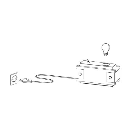 Eglo - Galda lampa 1xE27/16W/230V