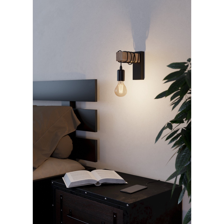 Eglo - Sienas lampa TOWNSHEND 1xE27/10W/230V