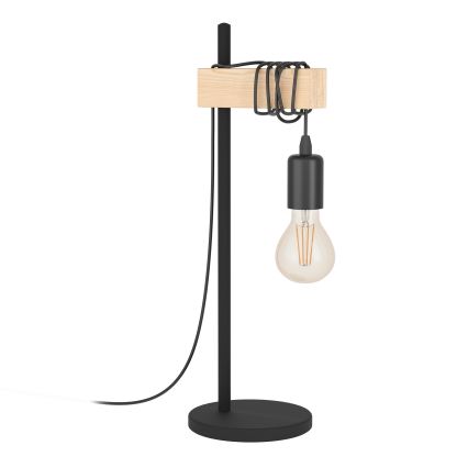 Eglo - Galda lampa TOWNSHEND 1xE27/10W/230V - FSC sertificēts