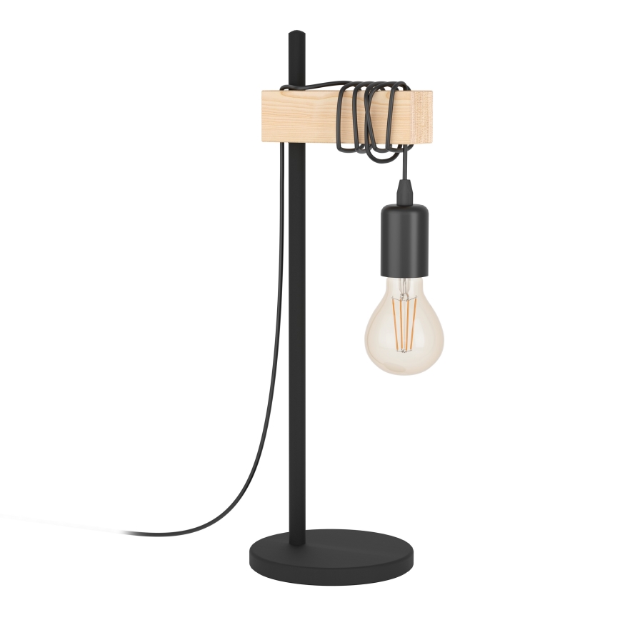 Eglo - Galda lampa TOWNSHEND 1xE27/10W/230V - FSC sertificēts