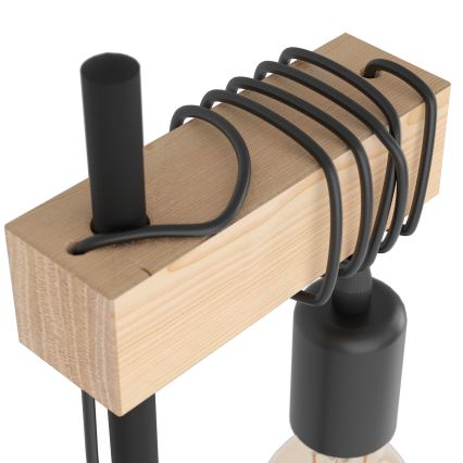 Eglo - Galda lampa TOWNSHEND 1xE27/10W/230V - FSC sertificēts