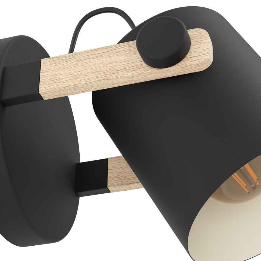 Eglo - Sienas lampa 1xE27/28W/230V - FSC sertificēts
