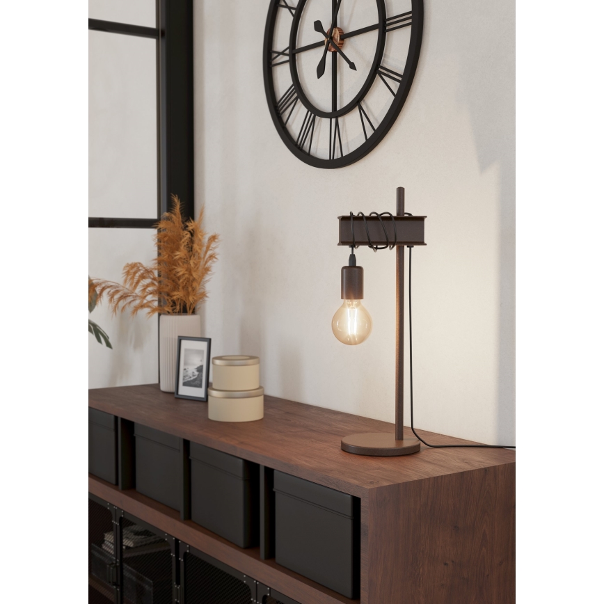 Eglo - Galda lampa TOWNSHEND 1xE27/10W/230V