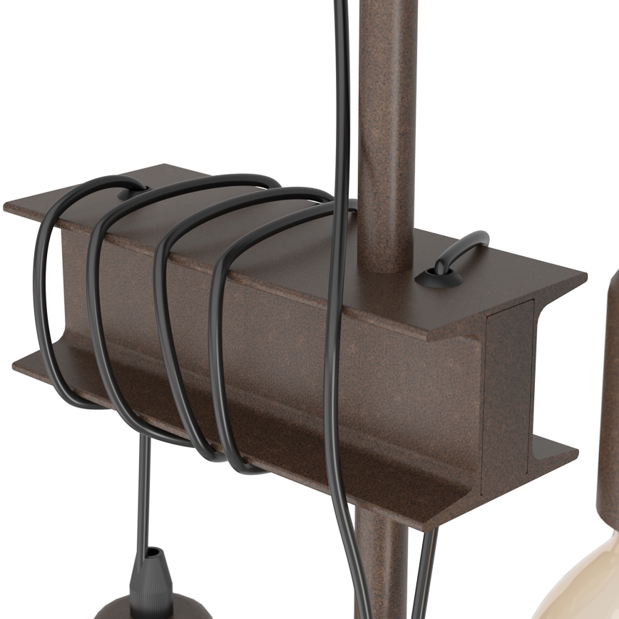 Eglo - Grīdas stāvlampa TOWNSHEND 2xE27/10W/230V